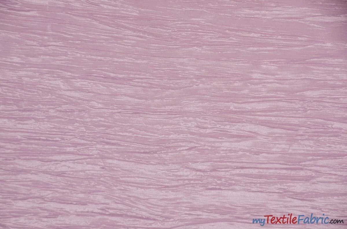 Crease Taffeta Fabric | Crush Taffeta | 52" Wide | Wholesale Bolt | Multiple Colors |