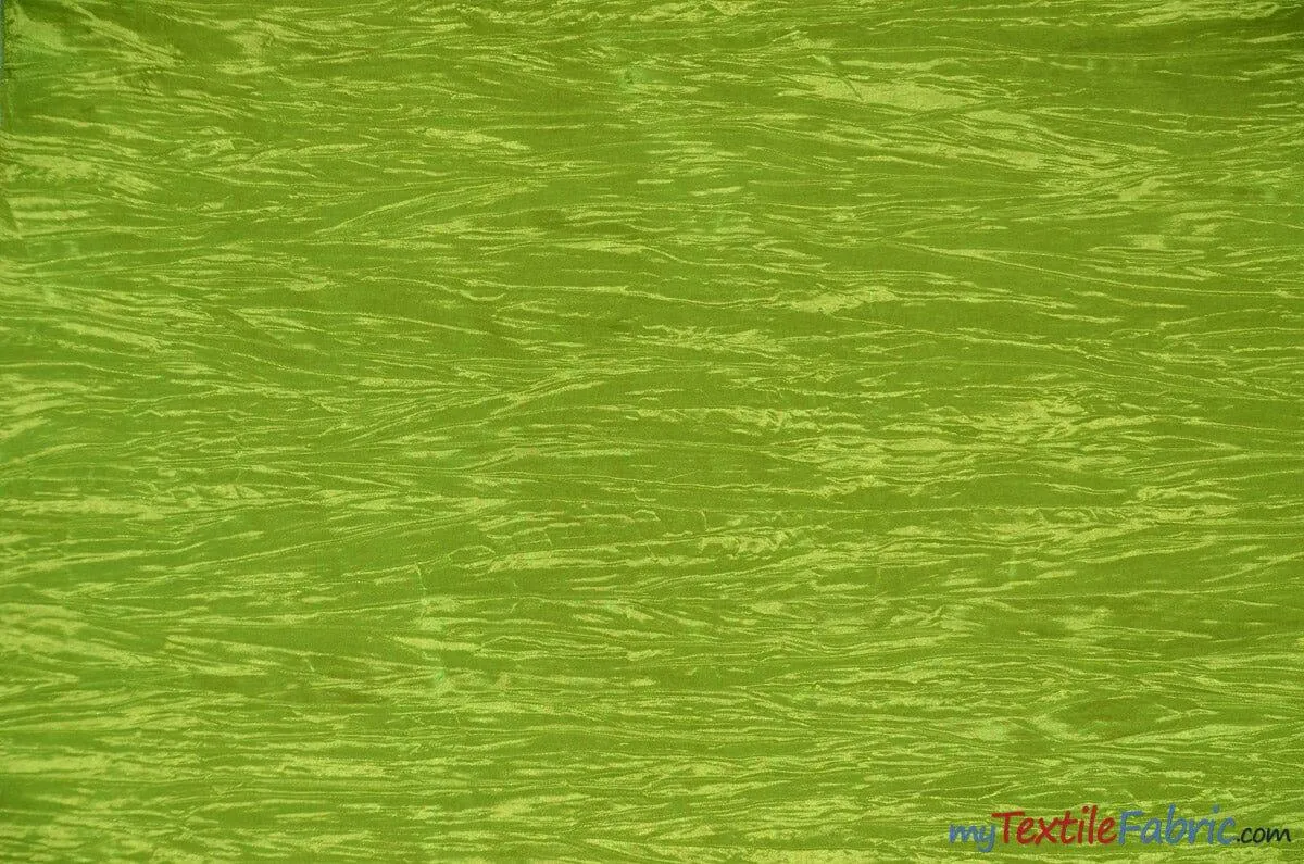 Crease Taffeta Fabric | Crush Taffeta | 52" Wide | Wholesale Bolt | Multiple Colors |