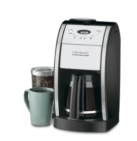 Cuisinart DGB-550BK Grind & Brew Automatic Coffeemaker, 12 Cup, Silver/Black