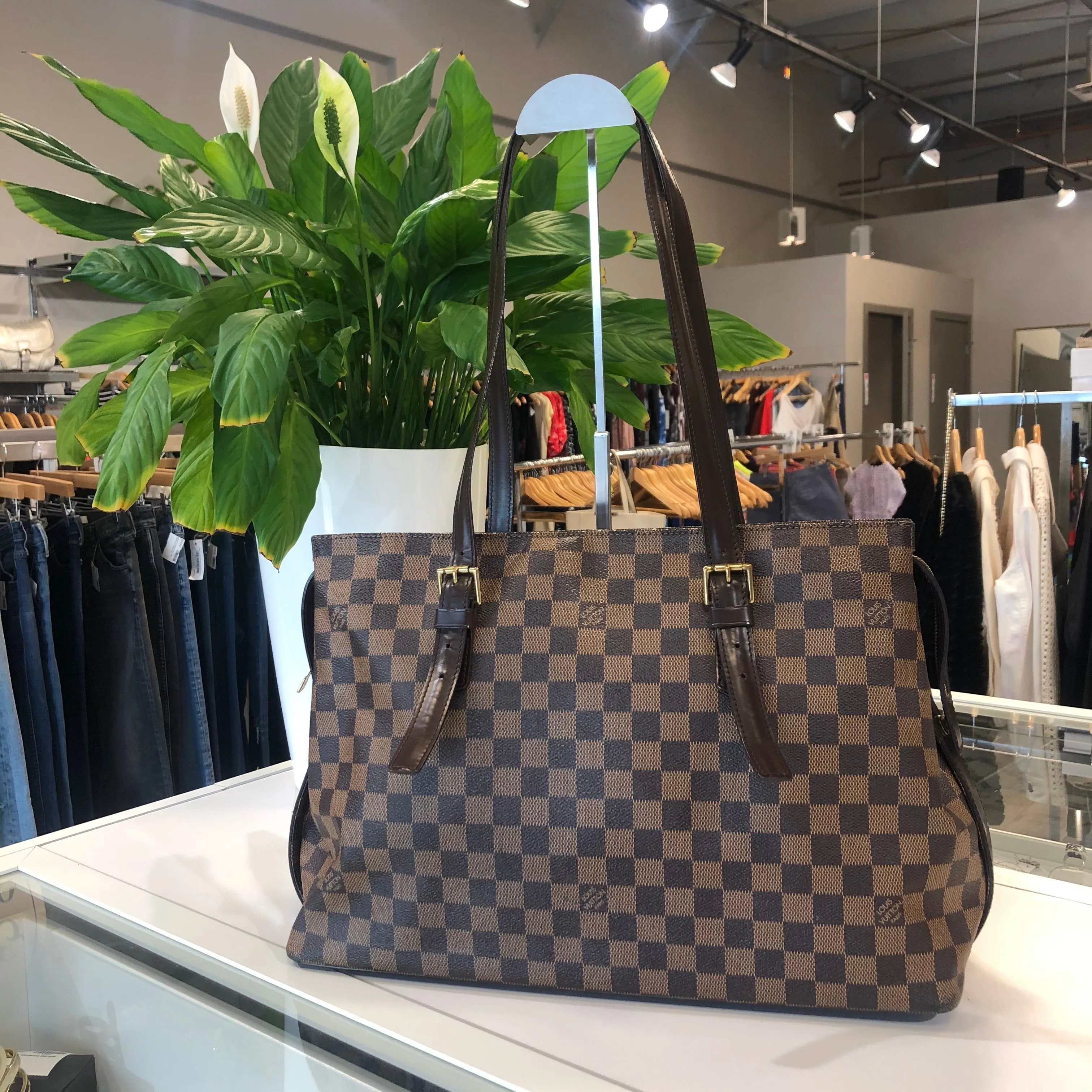 Damier Ebene Chelsea Tote