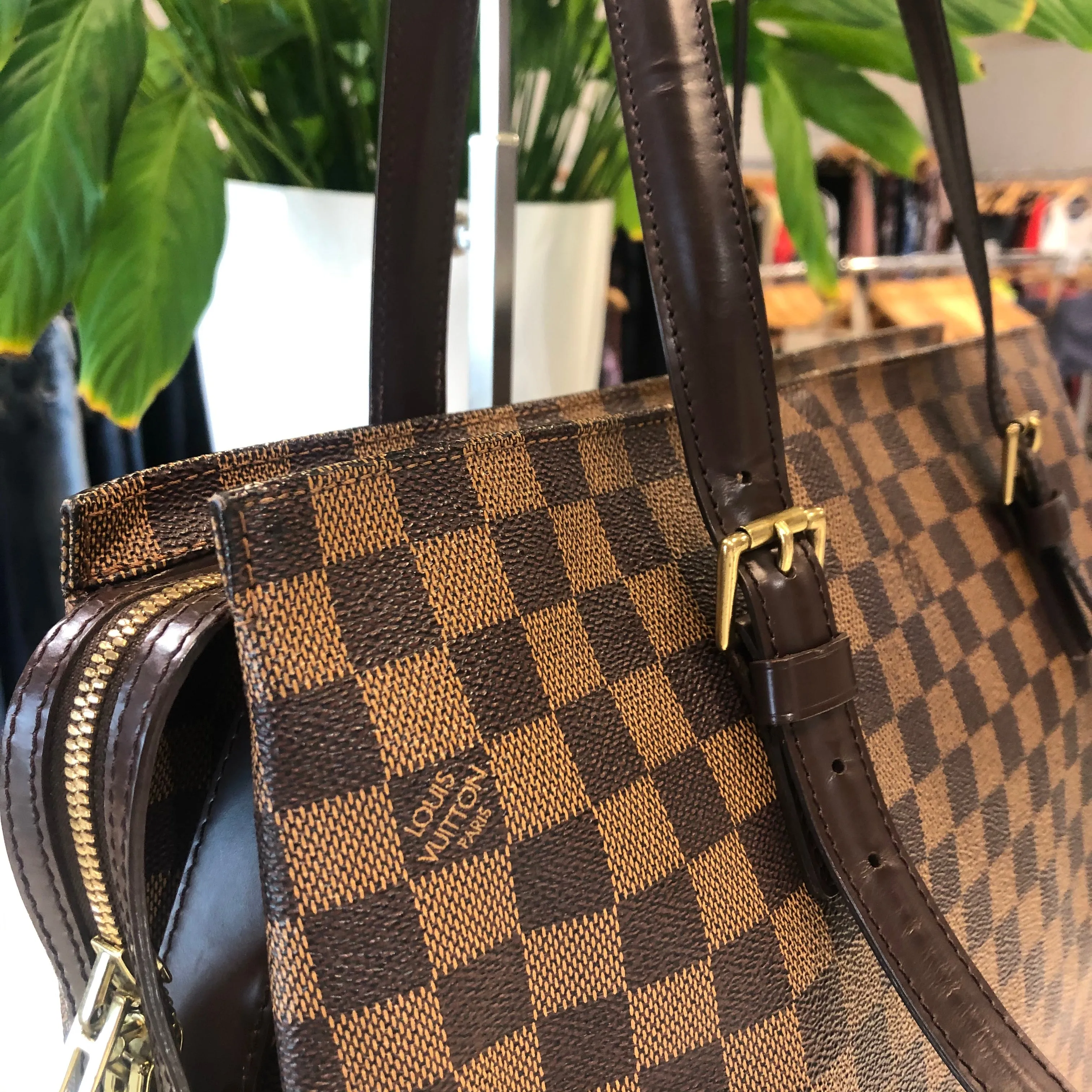 Damier Ebene Chelsea Tote