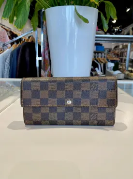 Damier Ebene Sarah Wallet