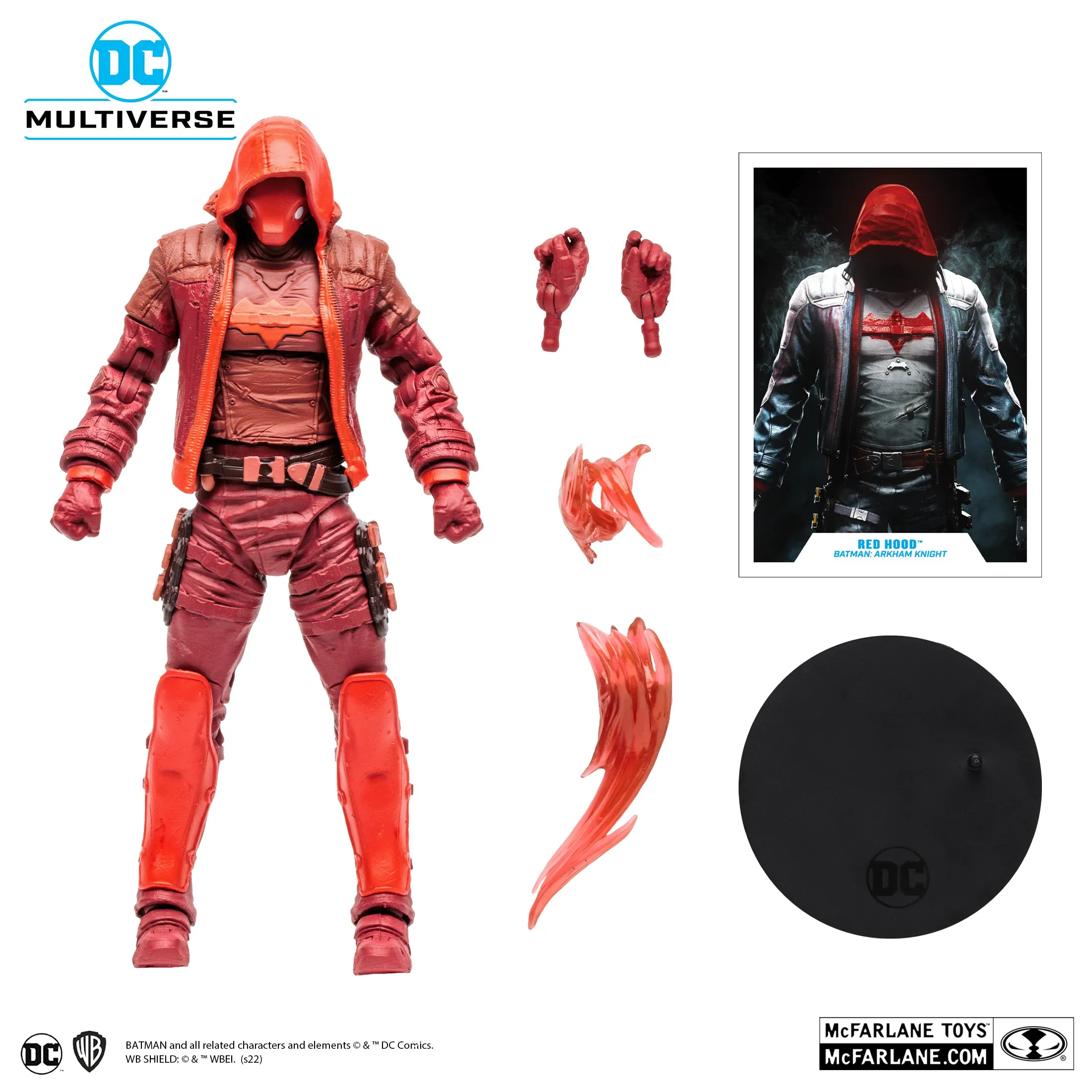 DC Multiverse Red Hood Monochromatic Batman: Arkham Knight (Gold Label) 7" Inch Scale Action Figure (McFarlane Toy Store Exclusive) - McFarlane Toys *SALE!*