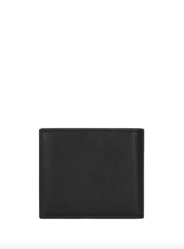 Dolce & Gabbana logo-embossed leather bifold wallet