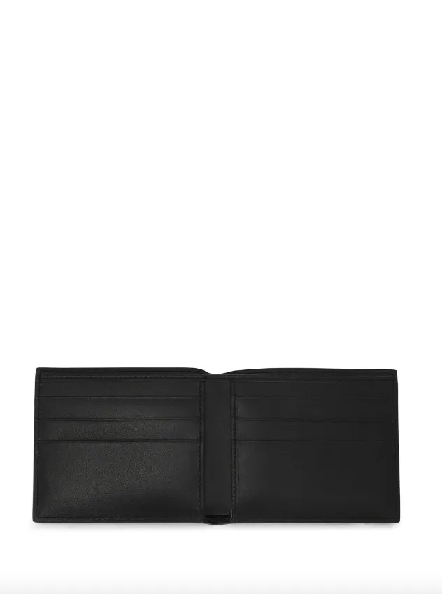 Dolce & Gabbana logo-embossed leather bifold wallet