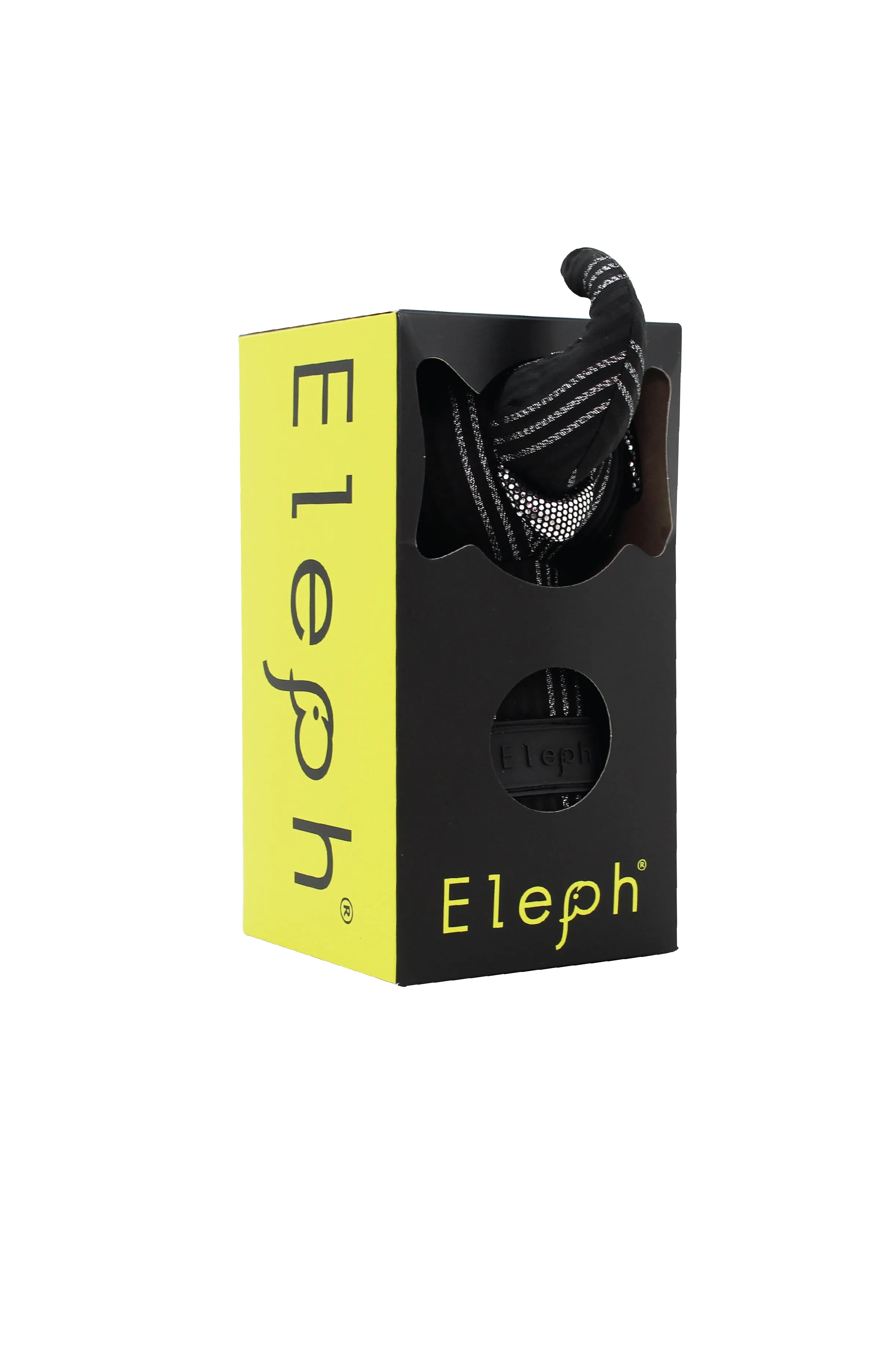 ELEPH FOLDABLE PLEAT 3 STRIPE - L : Black / Grey