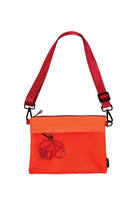 ELEPH ORIGAMI CROSSBODY PLEAT : Orange