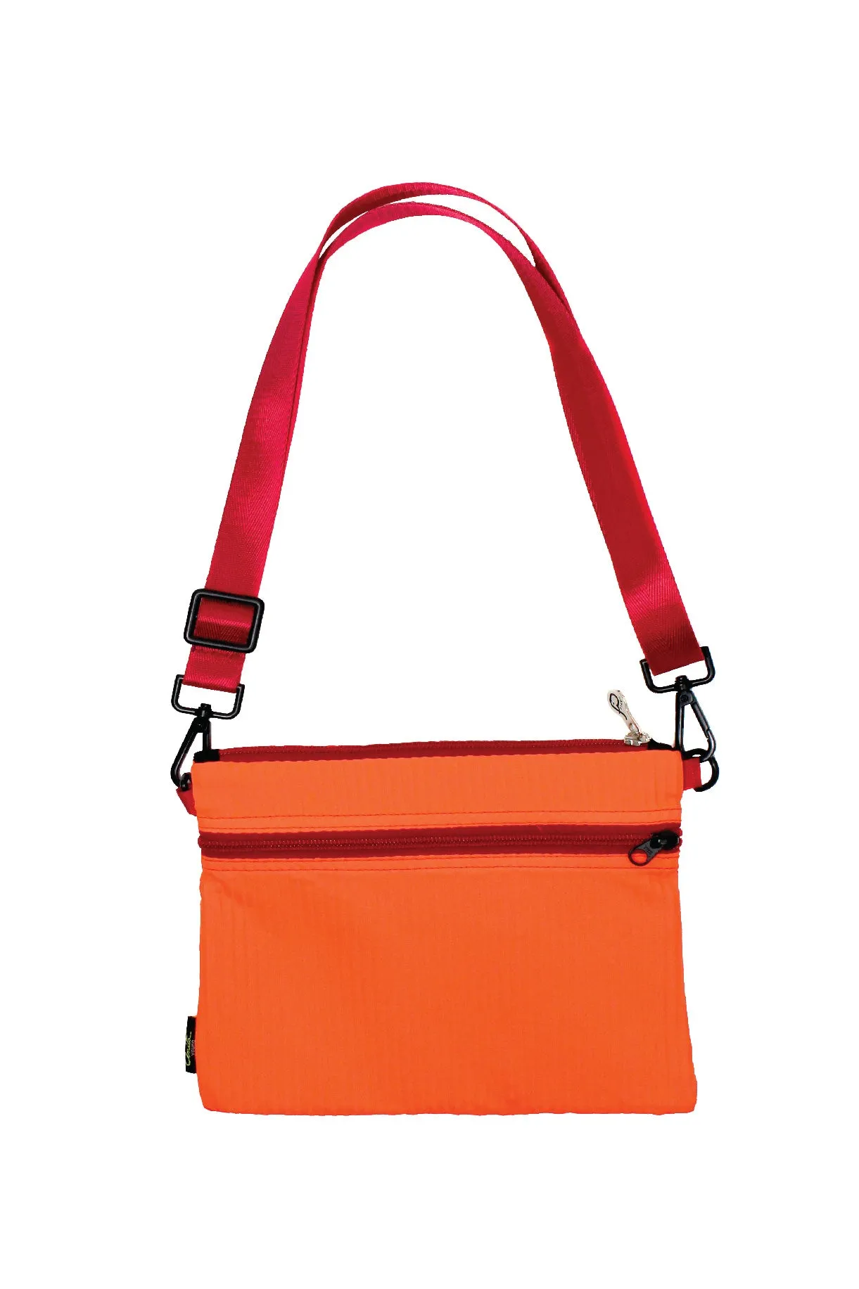 ELEPH ORIGAMI CROSSBODY PLEAT : Orange