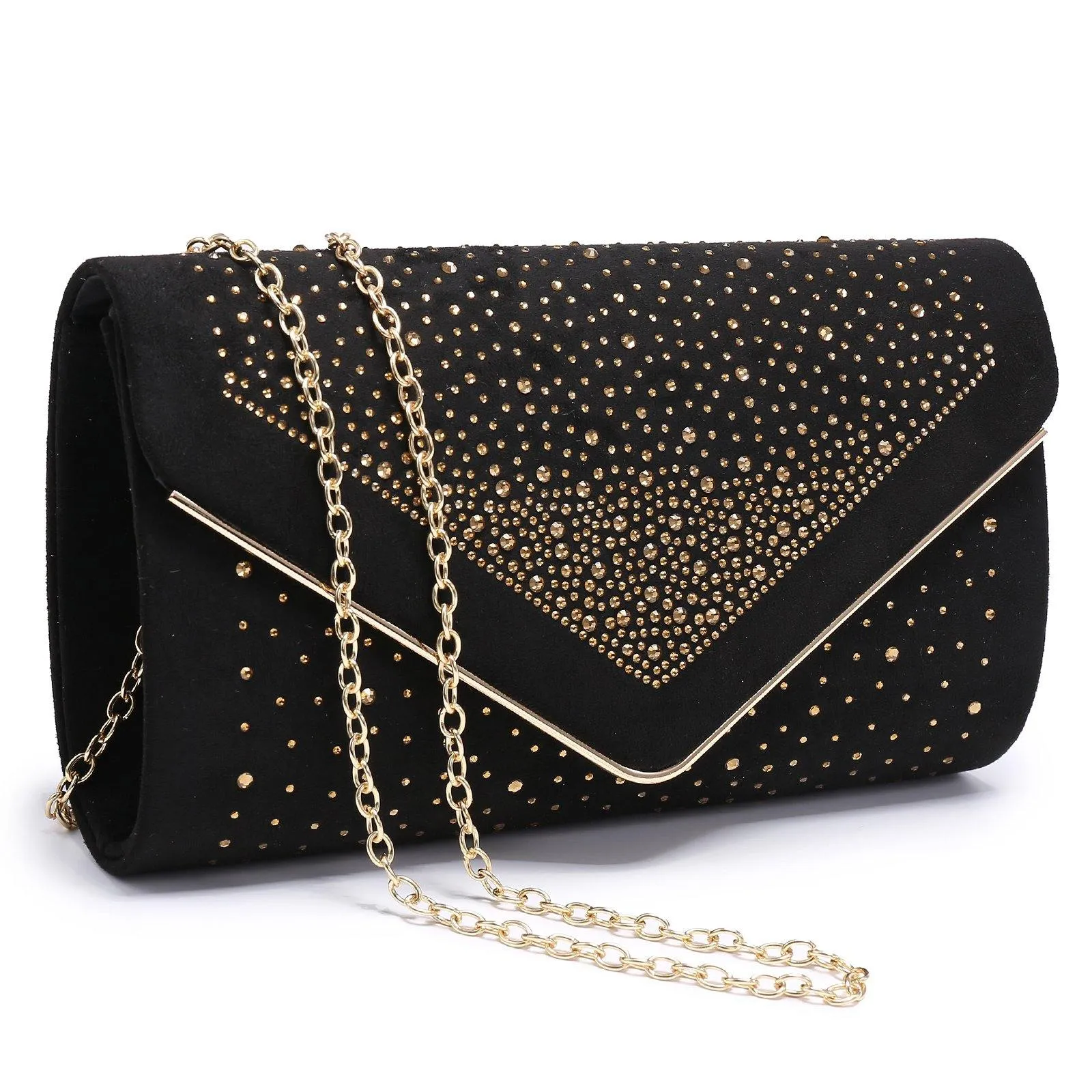 Envelope Shining Rhinestone Clutch Purses for Party Wedding Purse Dasein