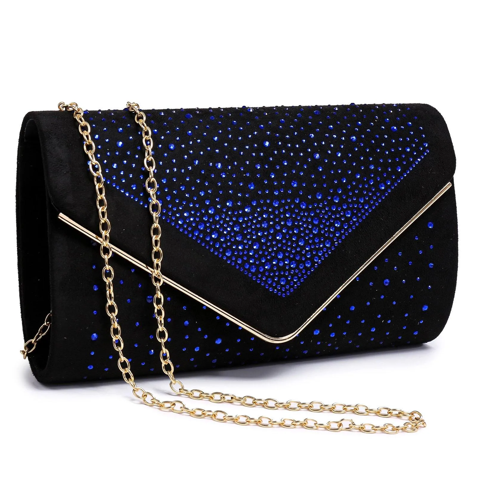 Envelope Shining Rhinestone Clutch Purses for Party Wedding Purse Dasein