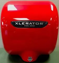 Excel Dryer XLERATOR® XL-SP (RED) Hand Dryer - Special Color RED on Zinc Alloy High Speed Automatic Surface-Mounted