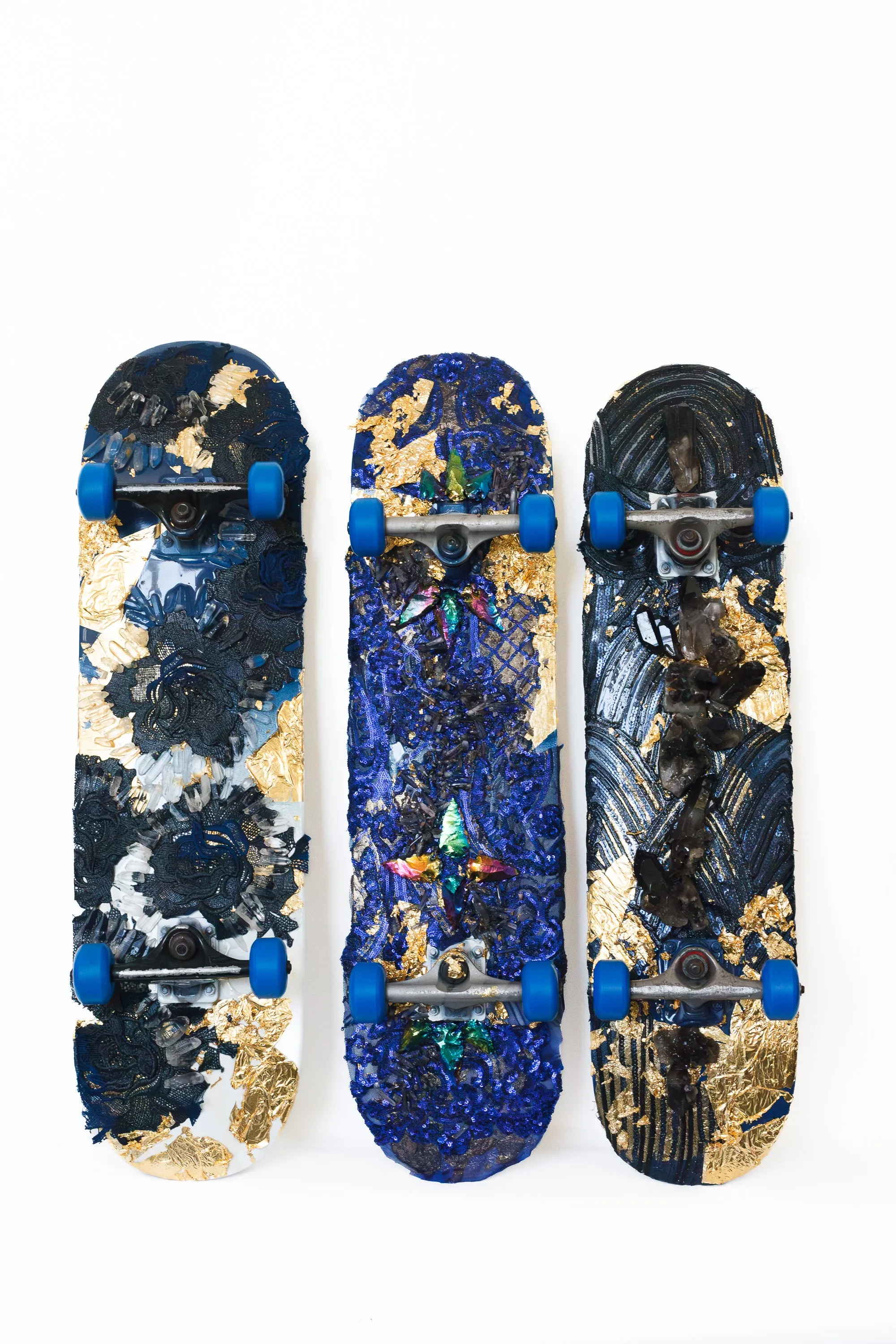 Fine art Collection - skateboard - "Blossom Quartz"