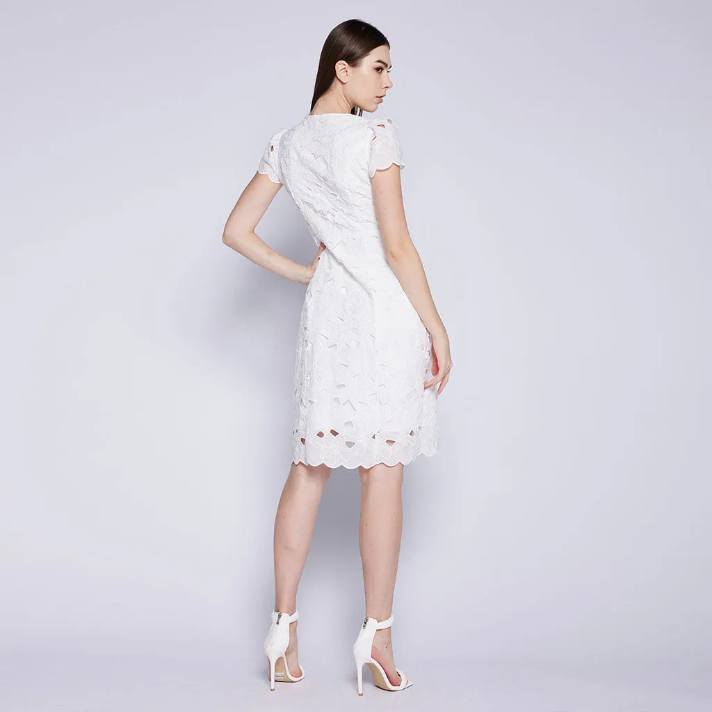 Flora Embroidery Dress