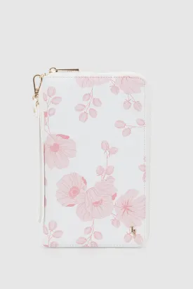 Floral Large Travel Wallet