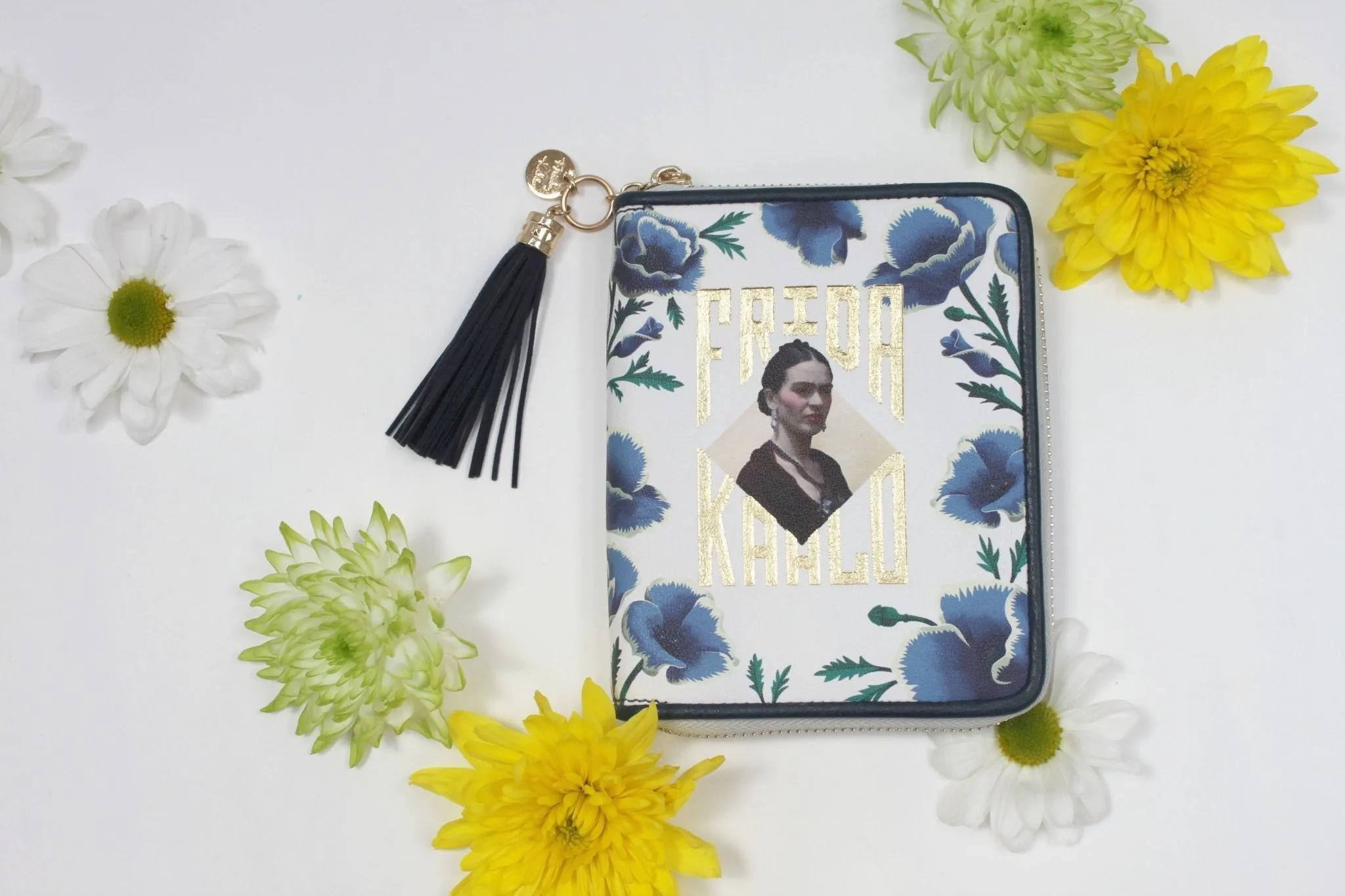 Frida Kahlo Wallet Blue