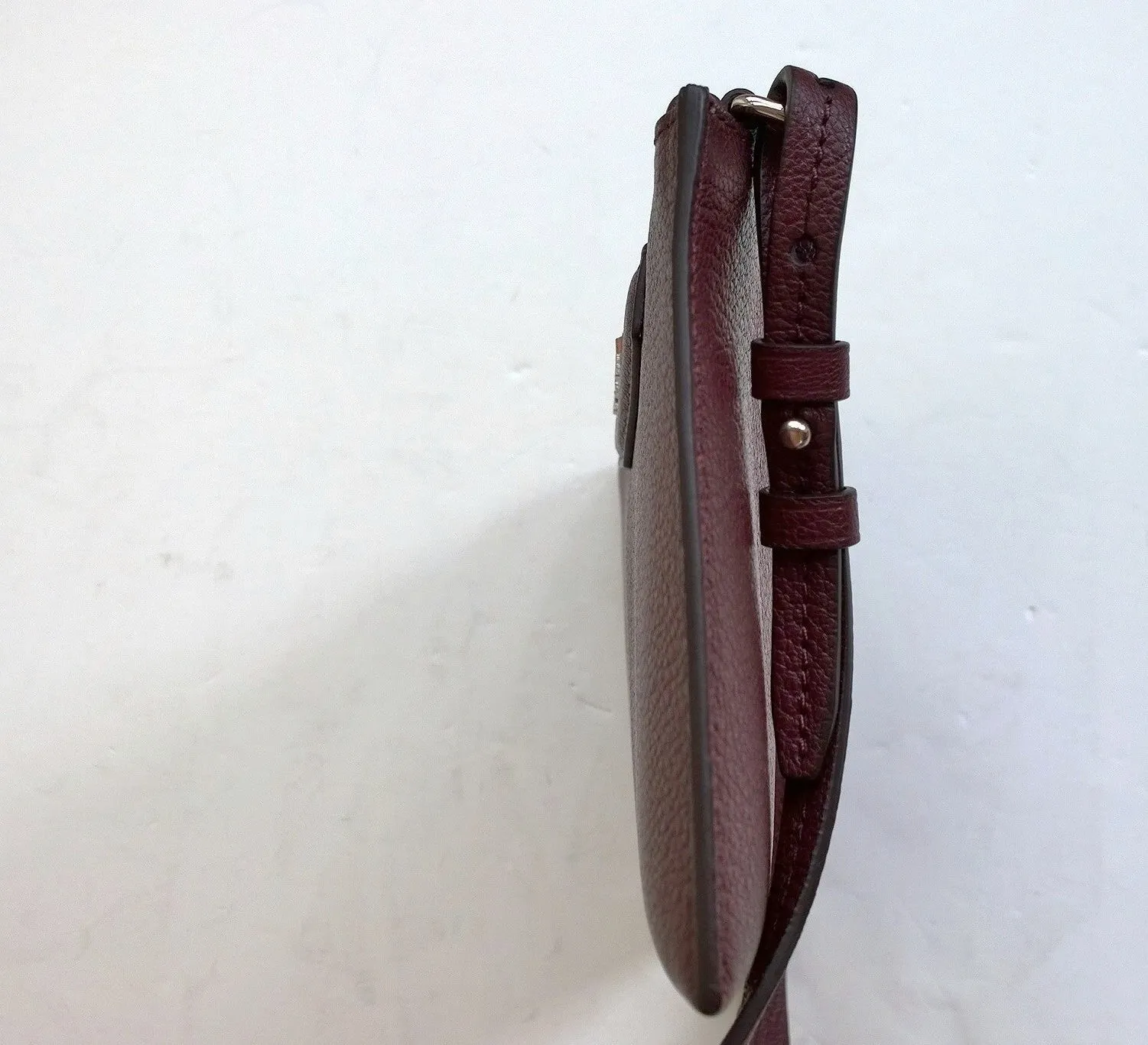 Givenchy Antigona Burgundy Leather Crossbody Clutch Wallet Oxblood Bag Pouch