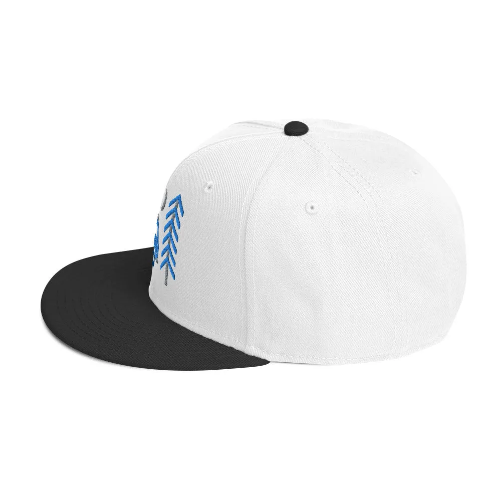 Go Outside Van & Moon Snapback Hat