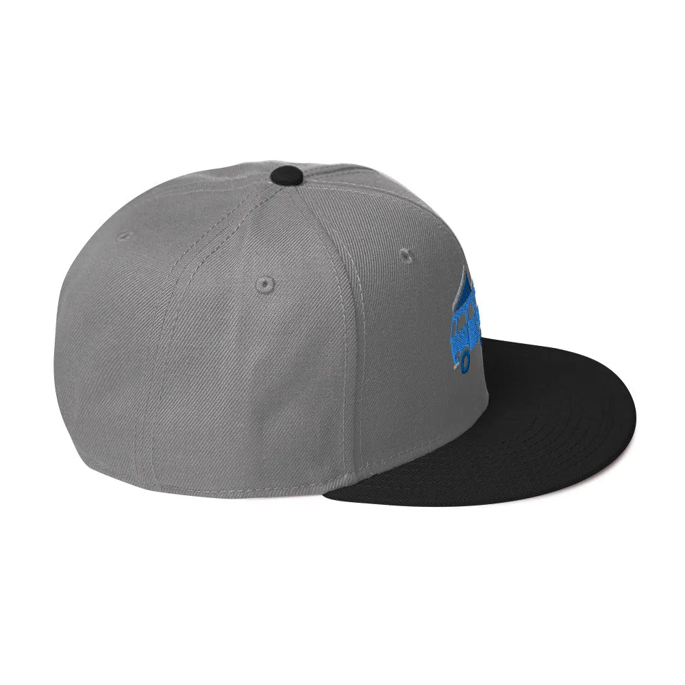 Go Outside Van & Moon Snapback Hat