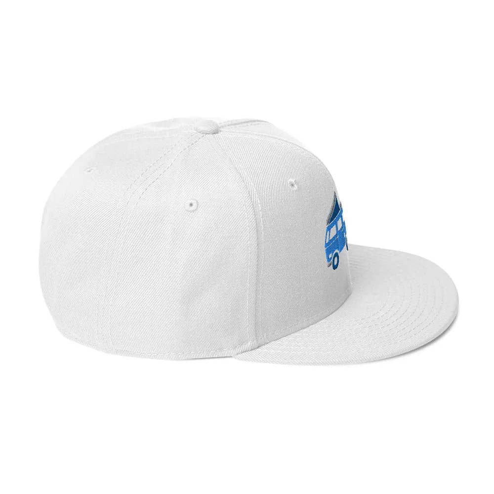 Go Outside Van & Moon Snapback Hat