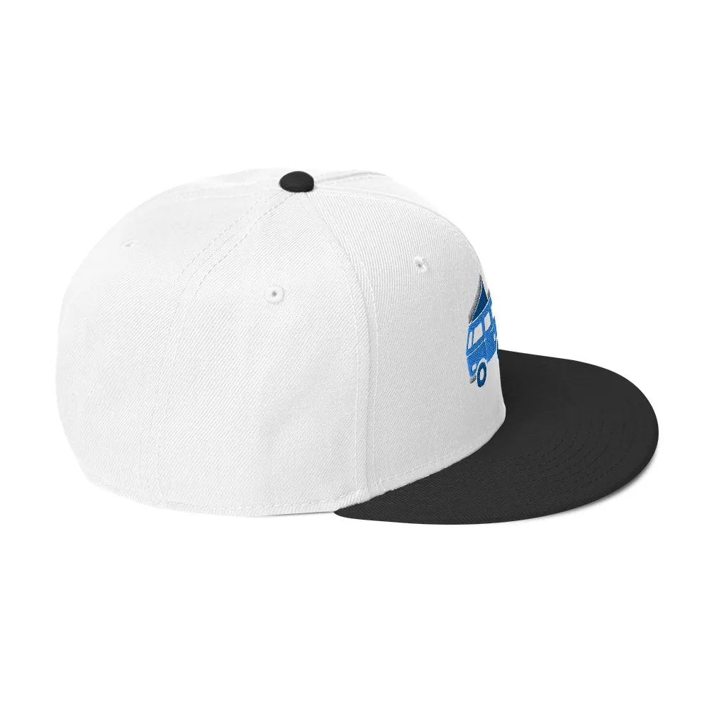 Go Outside Van & Moon Snapback Hat