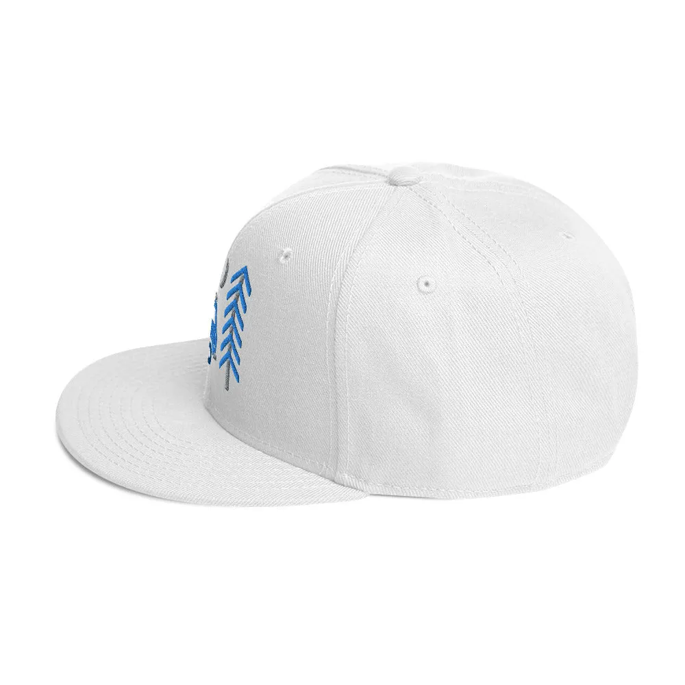 Go Outside Van & Moon Snapback Hat