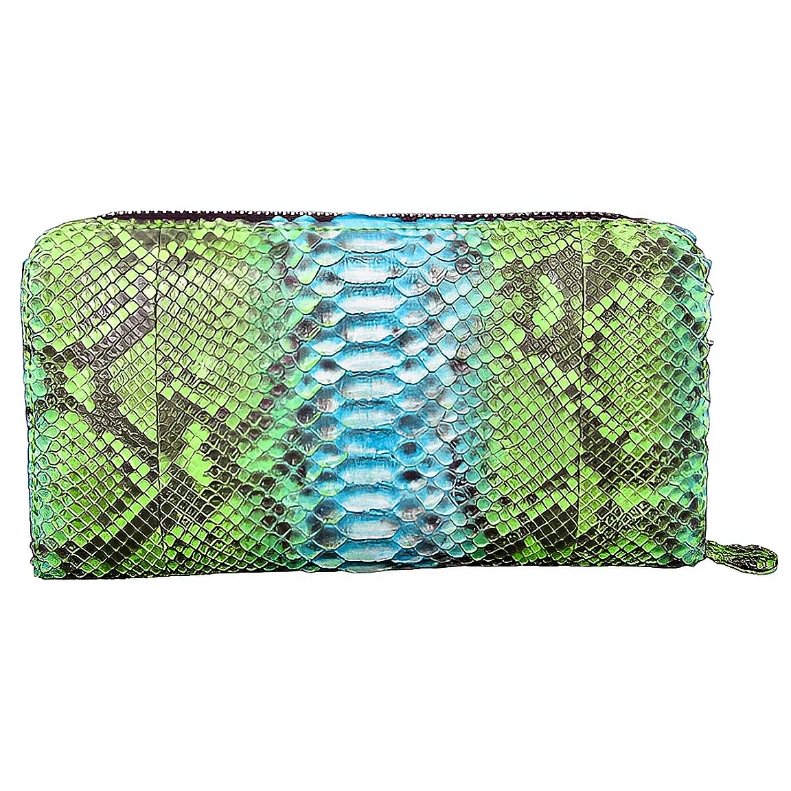 Green Zippy Wallet