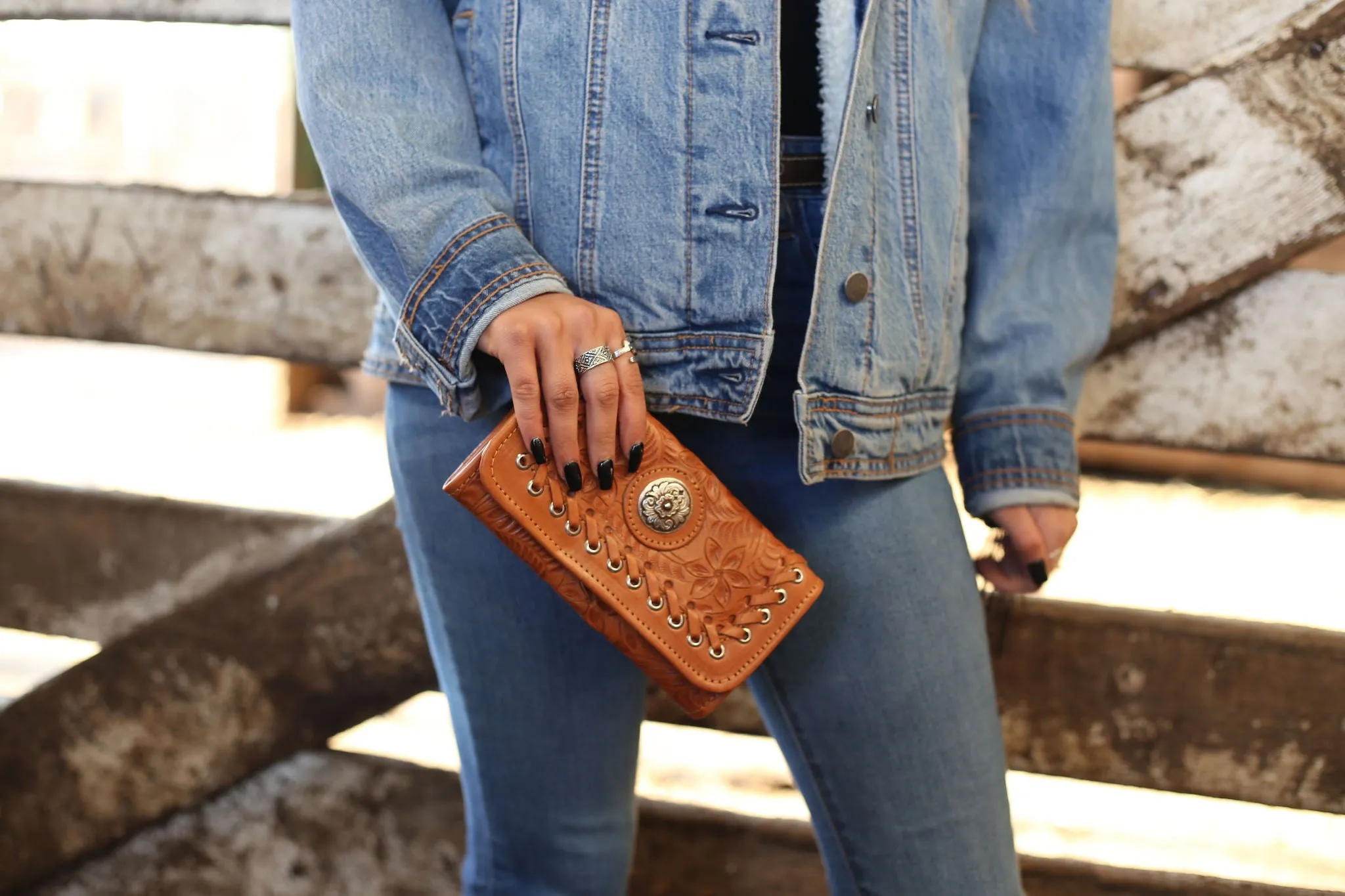 Harvest Moon Ladies Tri-Fold Wallet