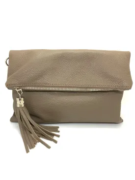 HB Italia Leather Feature Clutch Bag