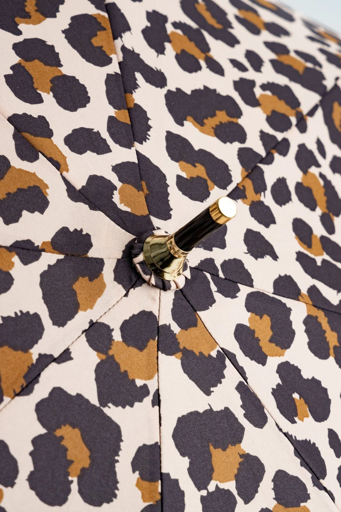 Heriot Leopard Whangee Handle Stick Umbrella