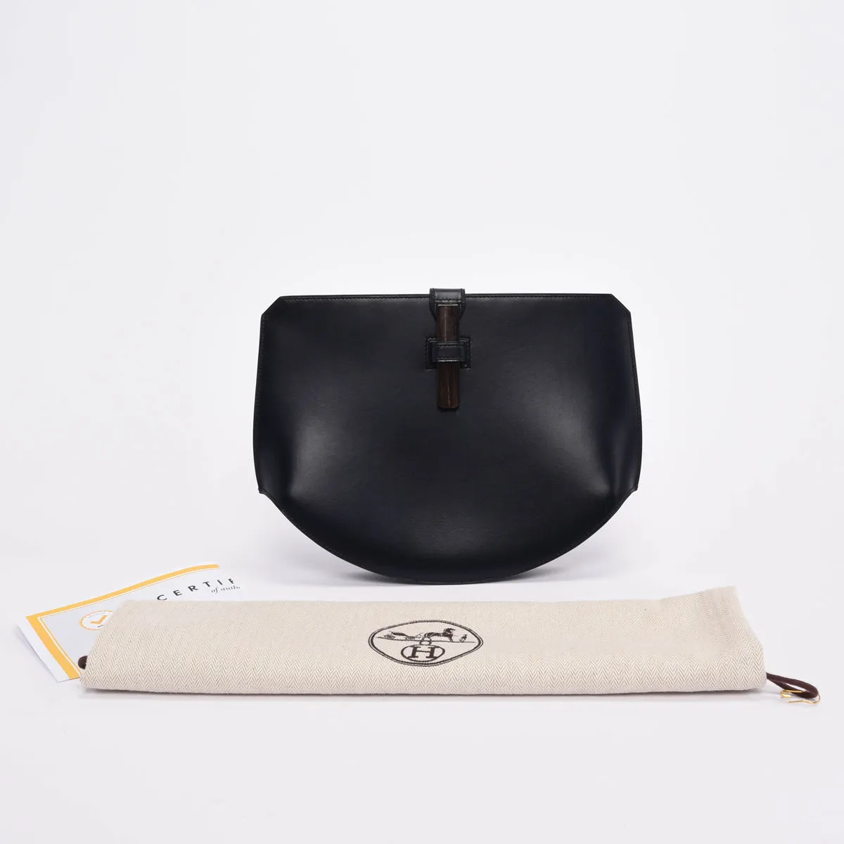 Hermes Navy Vache Hunter Baton de Craie Pochette