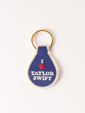 I Heart Taylor Swift Key Tag