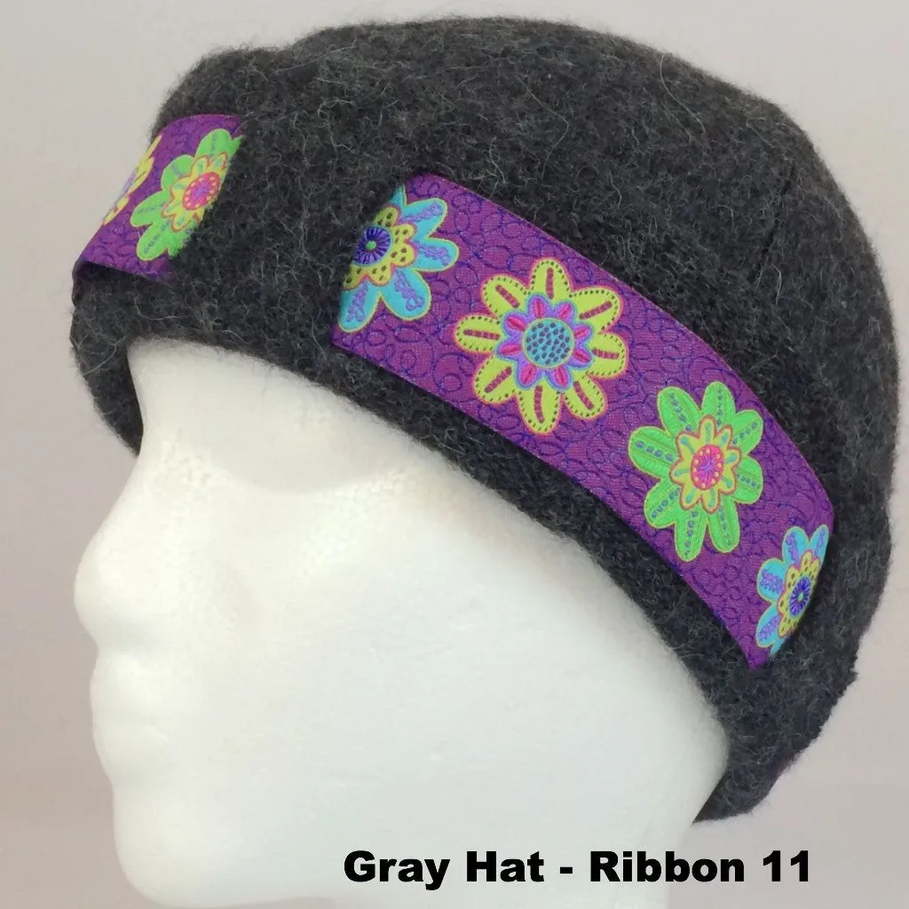 Kids' Lined Hat with Ribbon