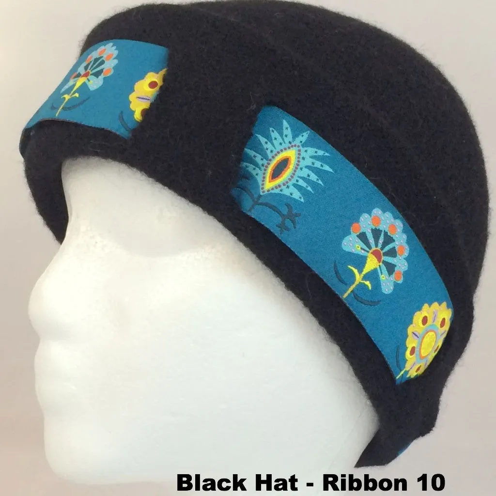 Kids' Lined Hat with Ribbon