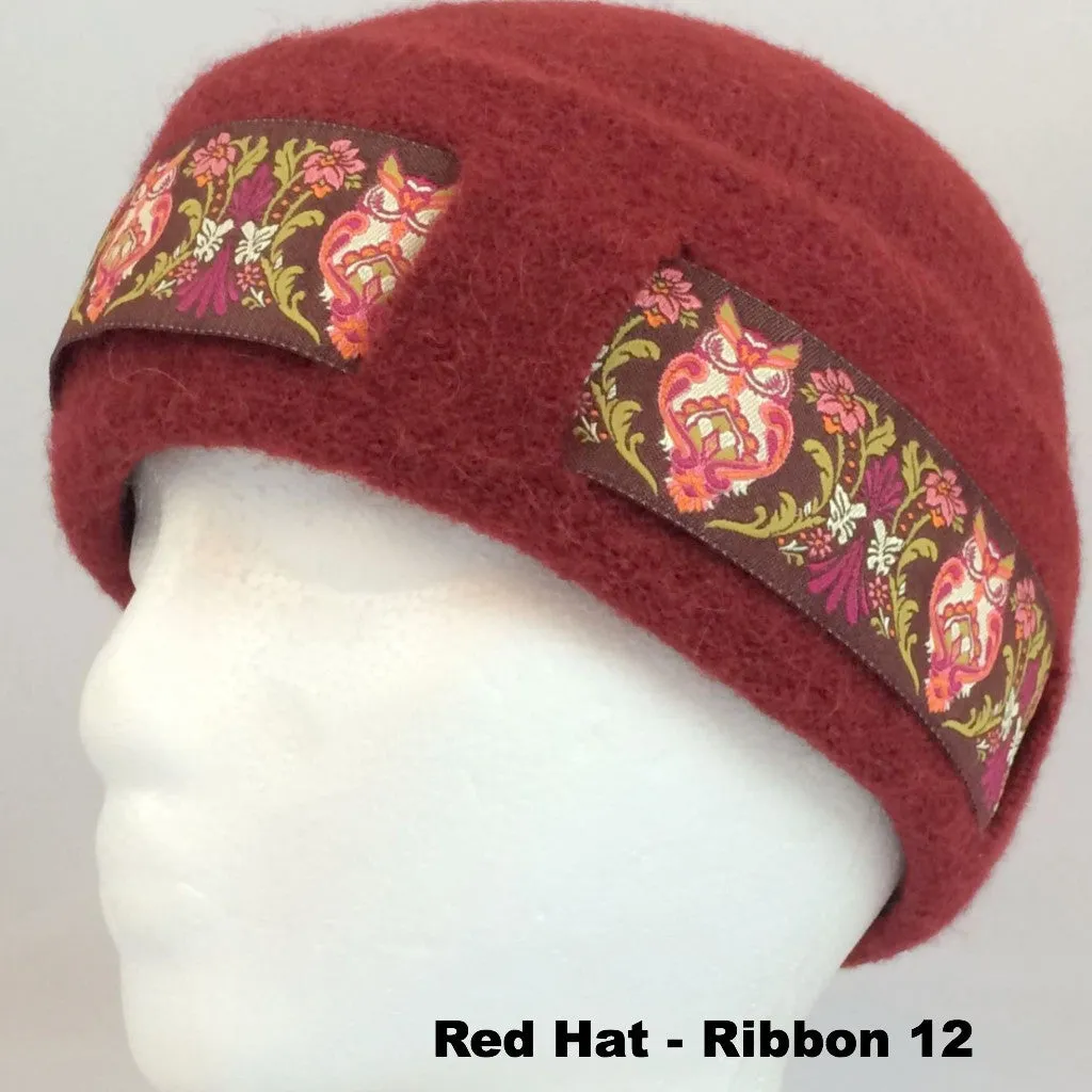 Kids' Lined Hat with Ribbon