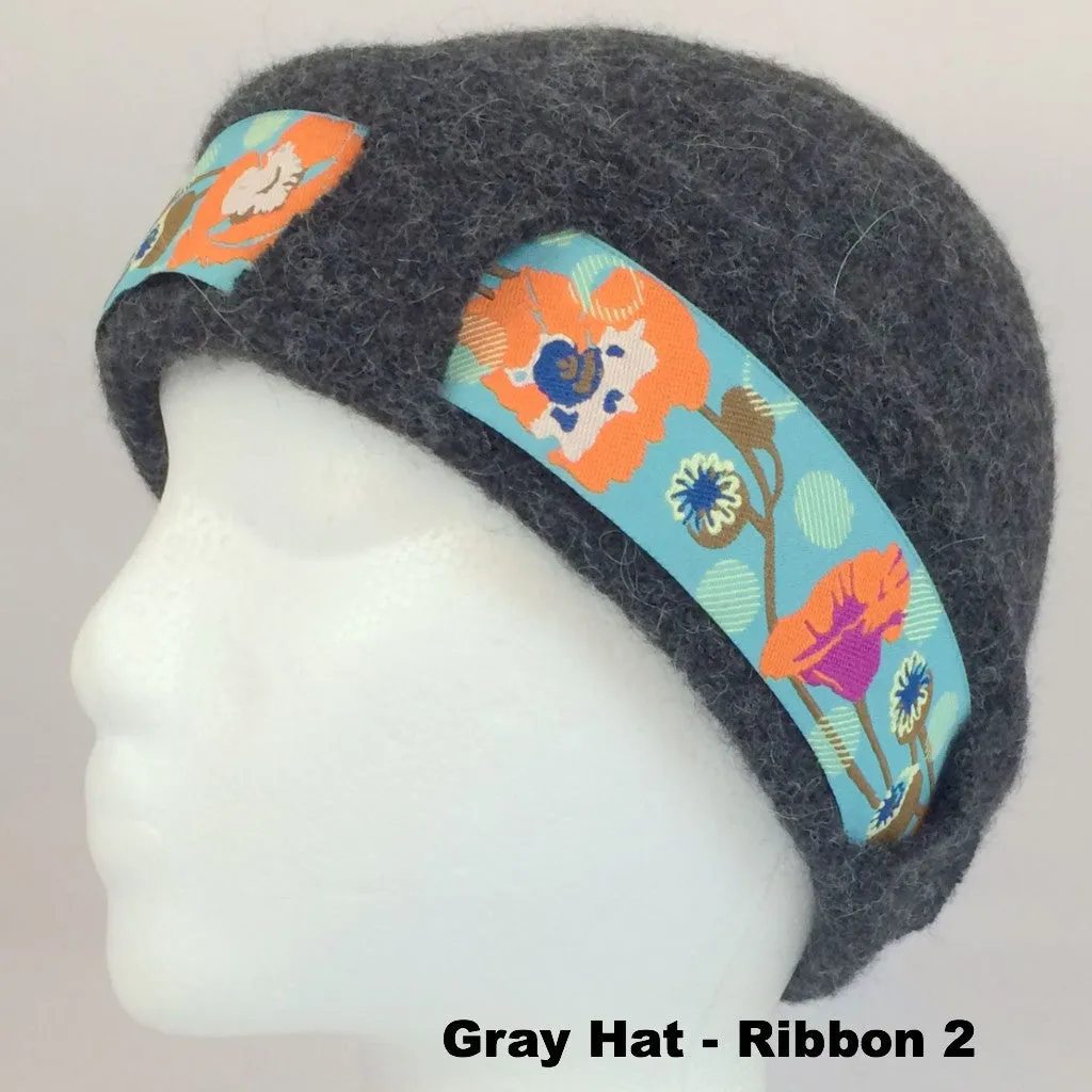 Kids' Lined Hat with Ribbon