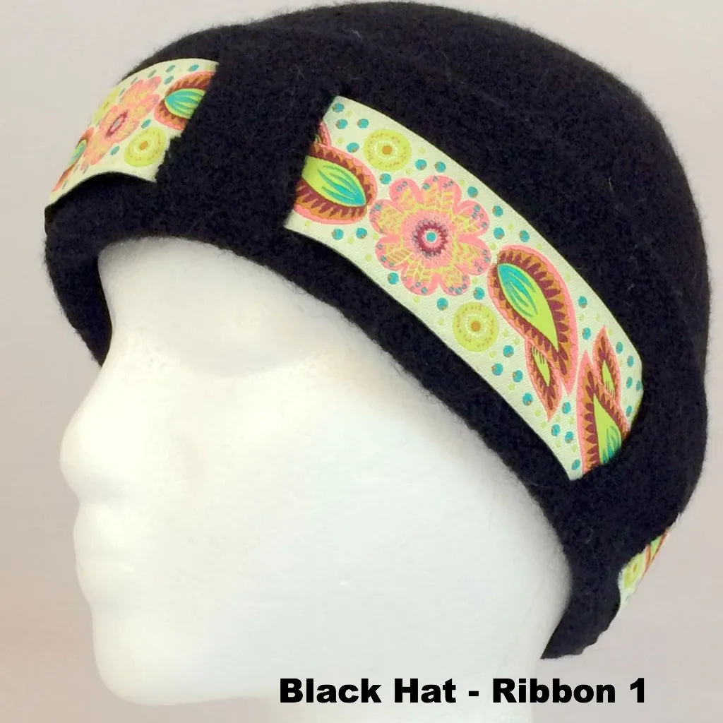 Kids' Lined Hat with Ribbon