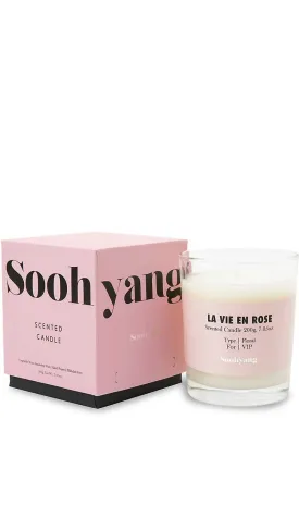 La Vie en Rose Candle