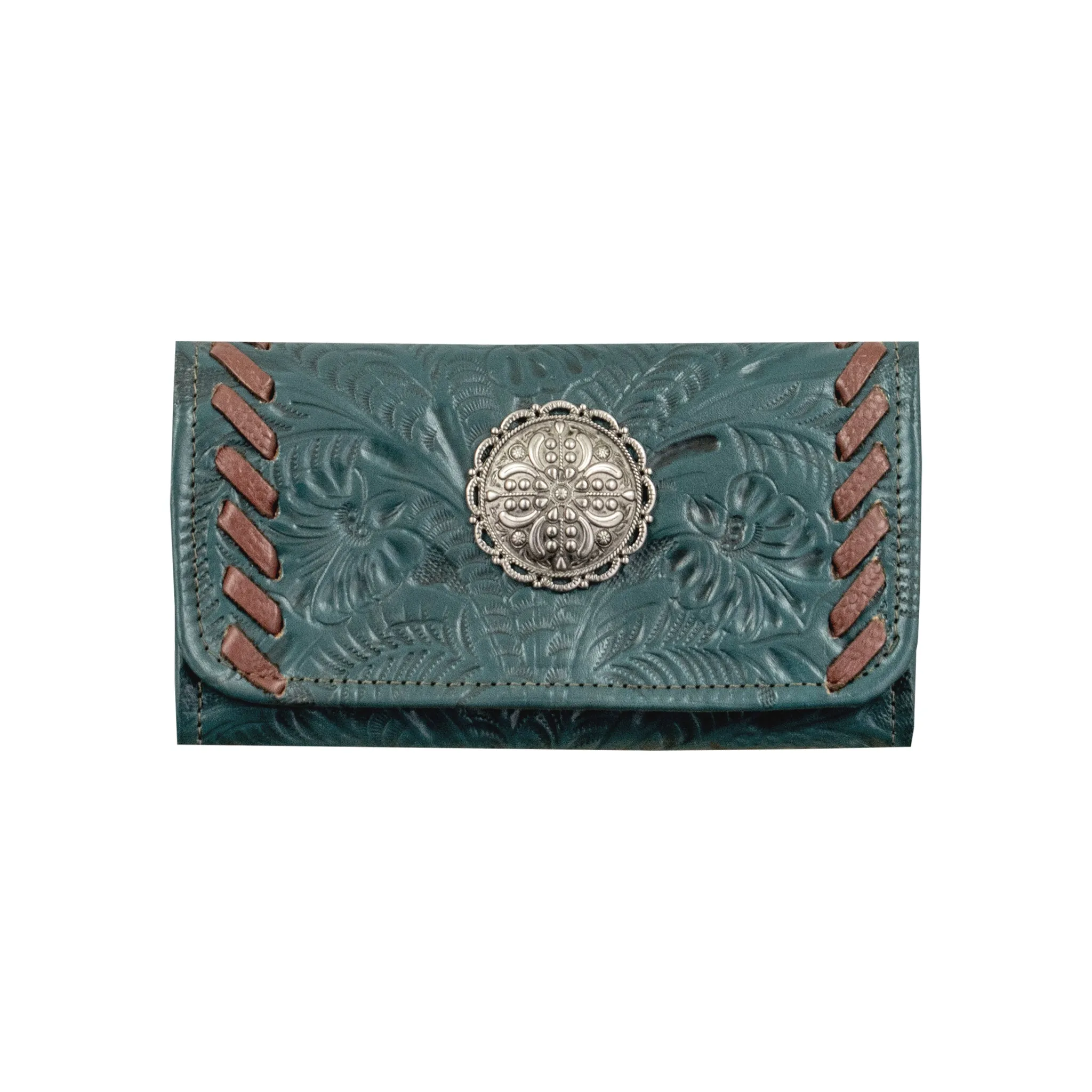 Lariats & Lace Ladies Tri-Fold Wallet