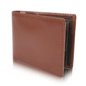 Leather Classic Travel Dot Embossed Leather Wallet