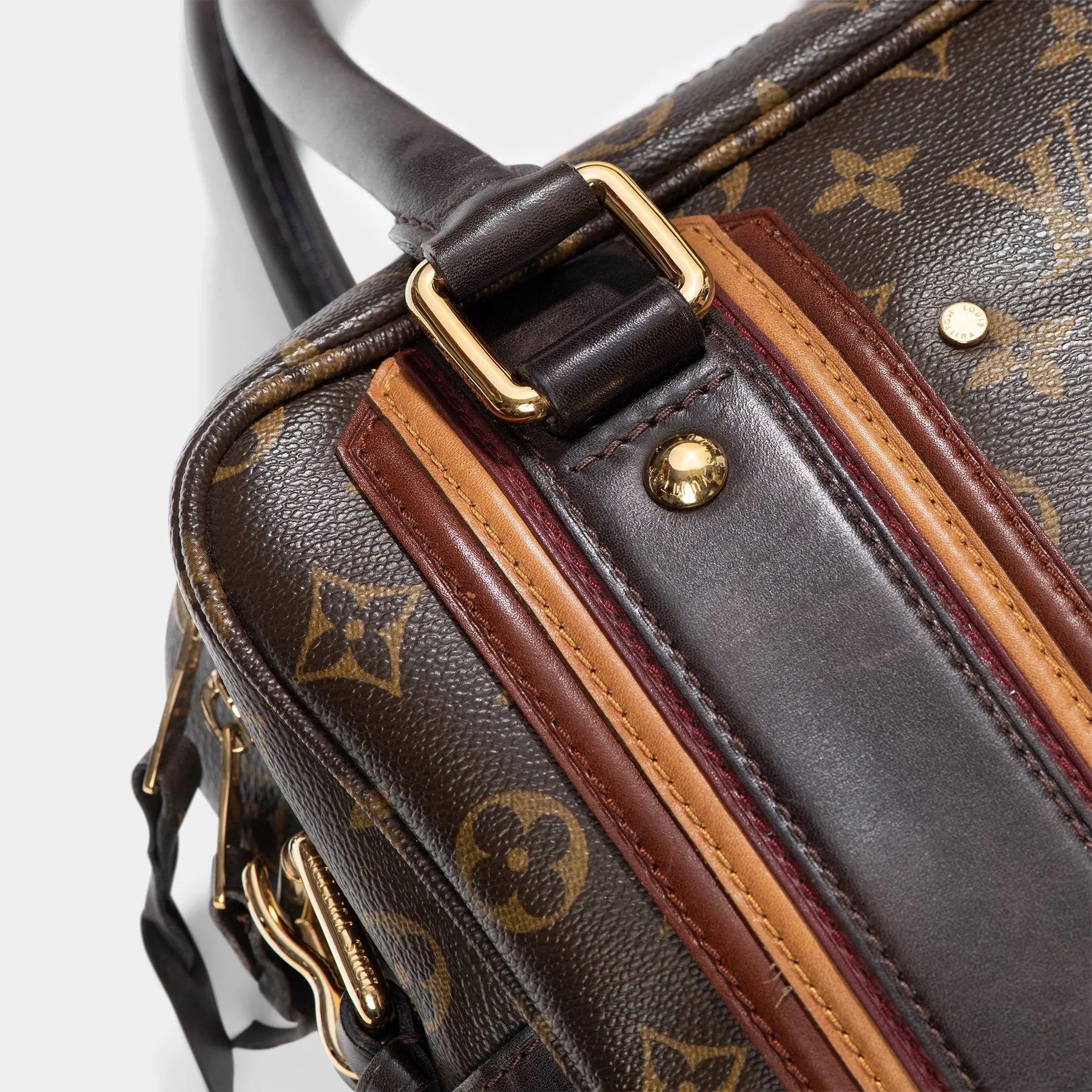 Louis Vuitton Monogram Bequia Porte Document Vertical Bag