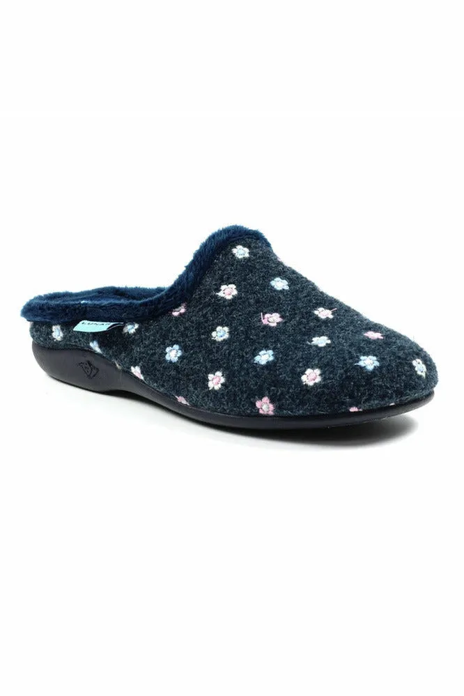 Lunar Ladies Slippers Dayton KLA 179 in Blue