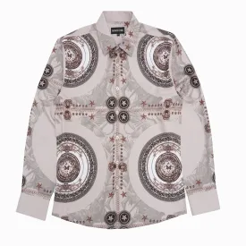 M1831 Barbato Printed Shirt - Khaki