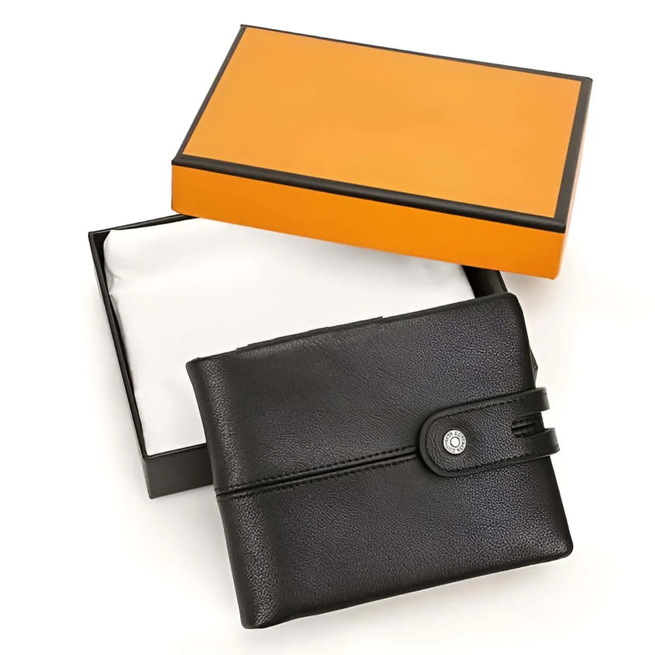 Men's Crazy Horse Genuine Leather Wallet - RFID Protection!