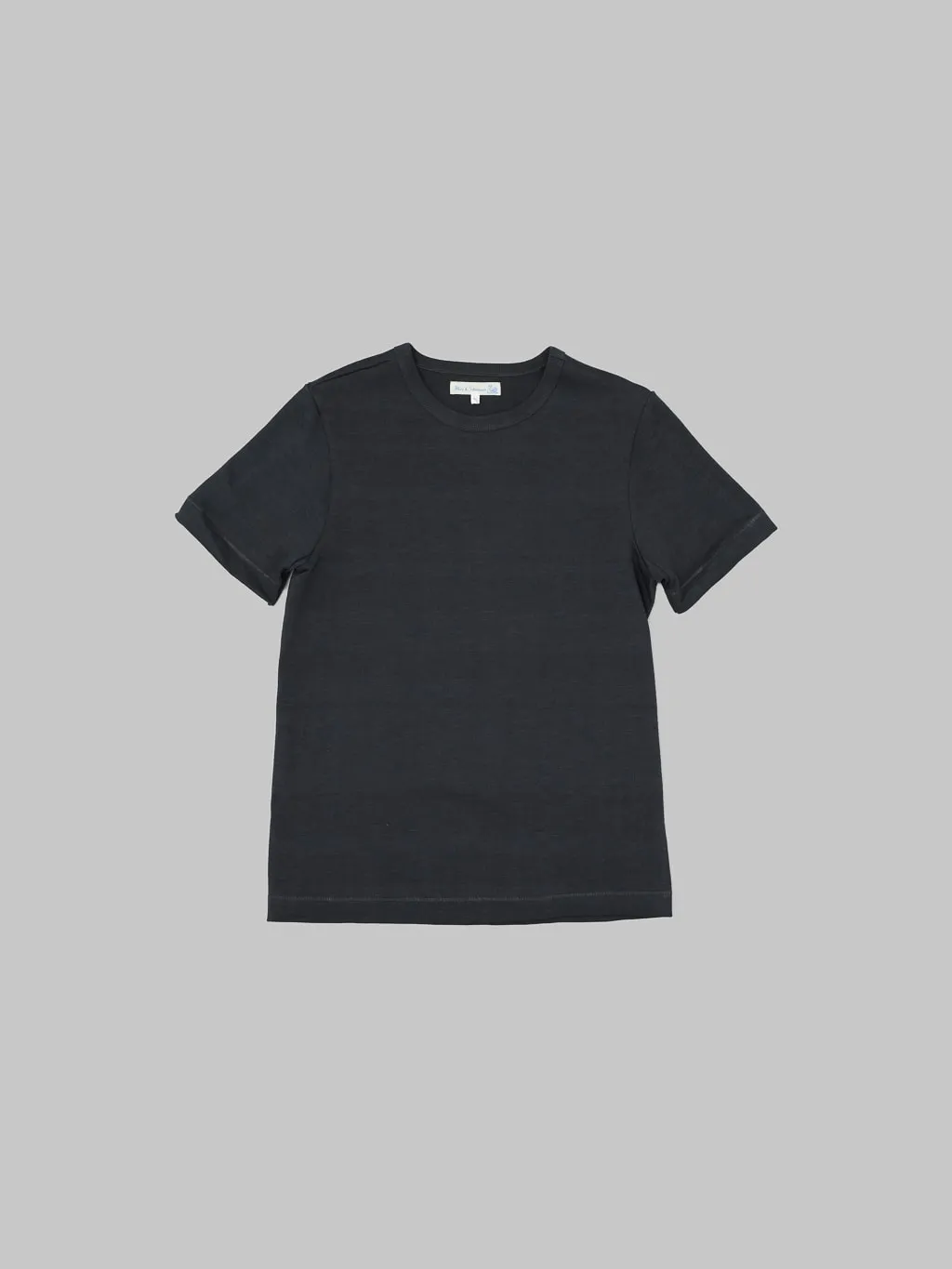 Merz b. Schwanen 2S14 Super Heavyweight 13.4oz Crewneck Loopwheeled Relaxed Fit T-Shirt Charcoal