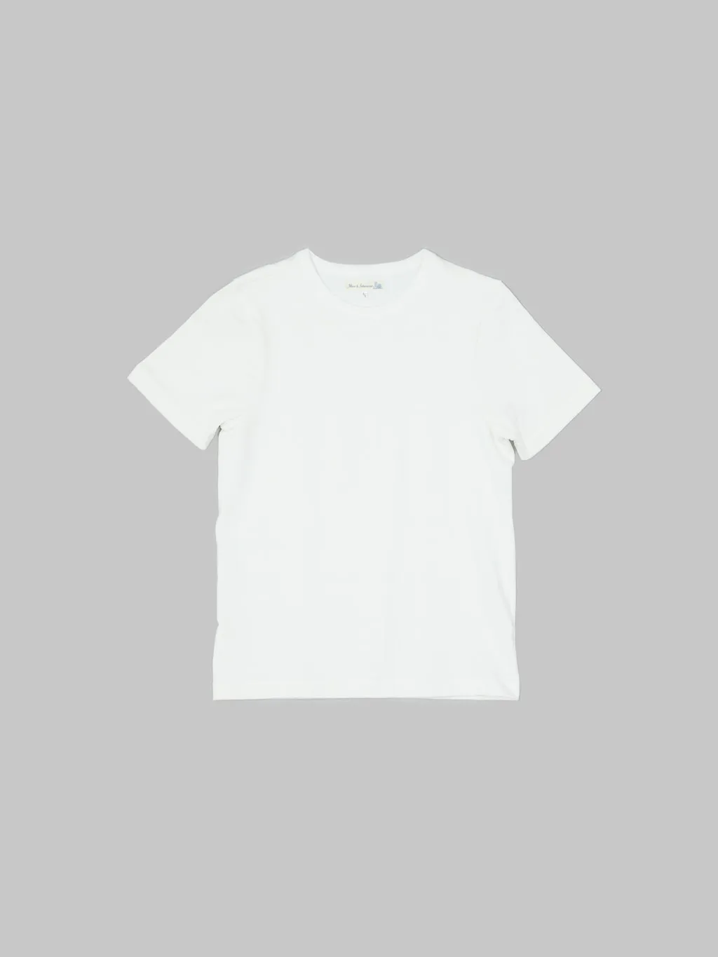 Merz b. Schwanen 2S14 Super Heavyweight 13.4oz Crewneck Loopwheeled Relaxed Fit T-Shirt White