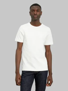 Merz b. Schwanen 2S14 Super Heavyweight 13.4oz Crewneck Loopwheeled Relaxed Fit T-Shirt White