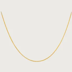 Mini Spiga 9K Gold Chain Necklace