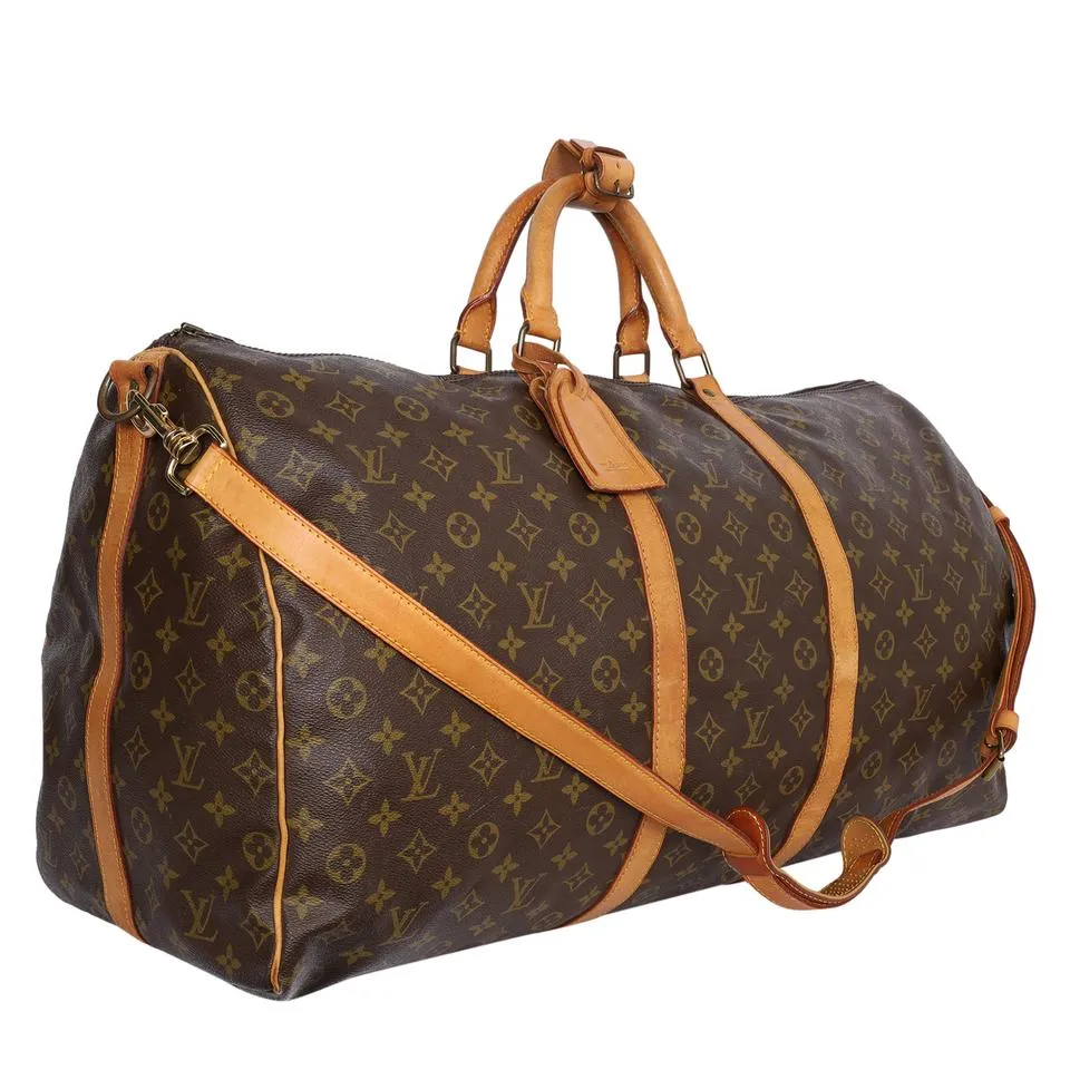 Monogram Keepall 60 Bandouliere (Authentic Pre-Owned)