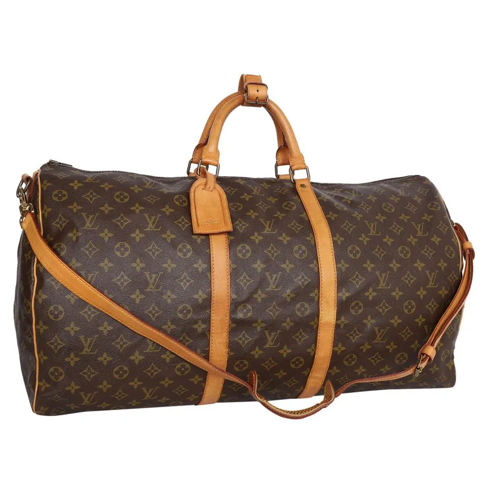 Monogram Keepall 60 Bandouliere (Authentic Pre-Owned)