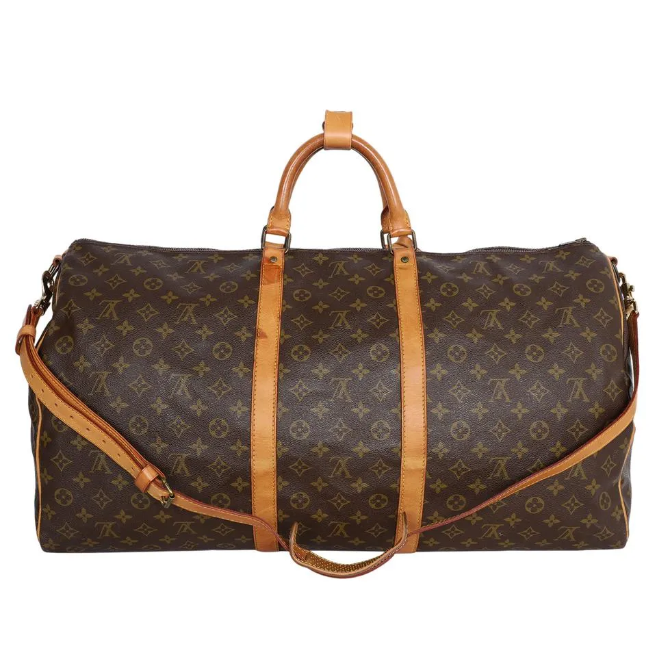 Monogram Keepall 60 Bandouliere (Authentic Pre-Owned)